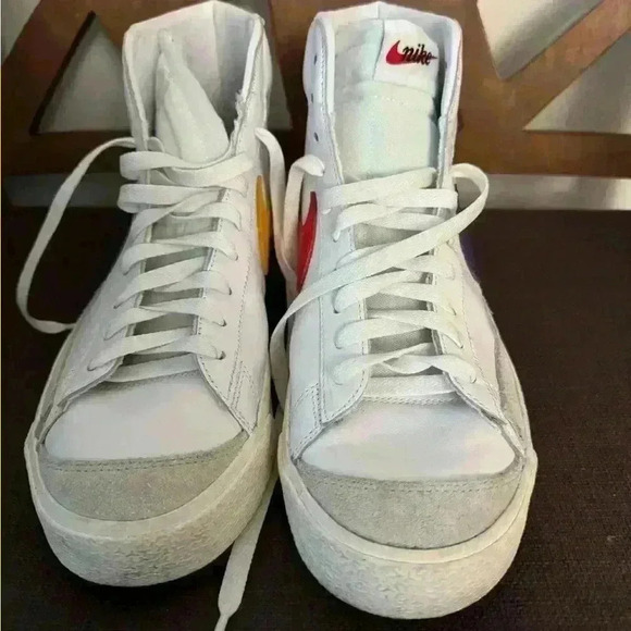 Nike Other - Nike Blazers | Size 10| Red,yellow,green,purple used like a new